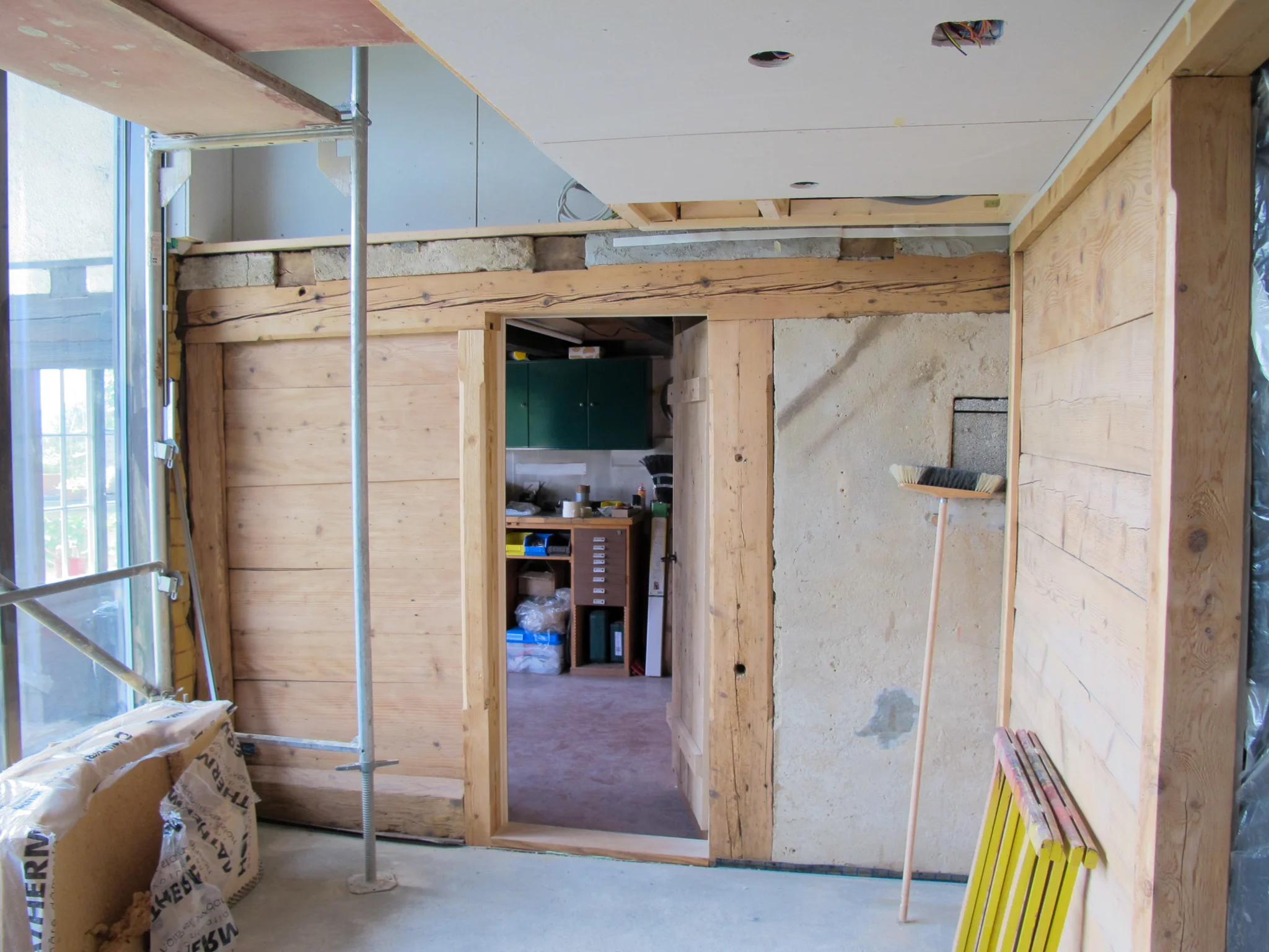 Detail Denkmalpflege Holzverbindung