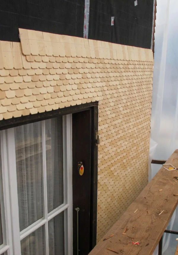 Umbau Detail Holzbalken