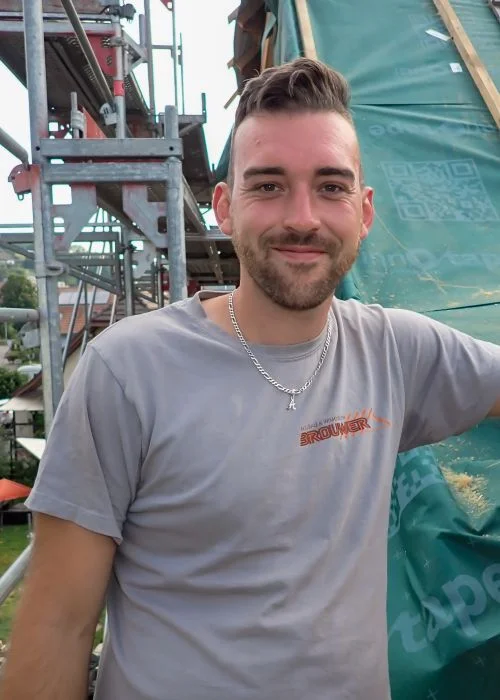 Kevin Leuenberger, Zimmermann und Vorarbeiter