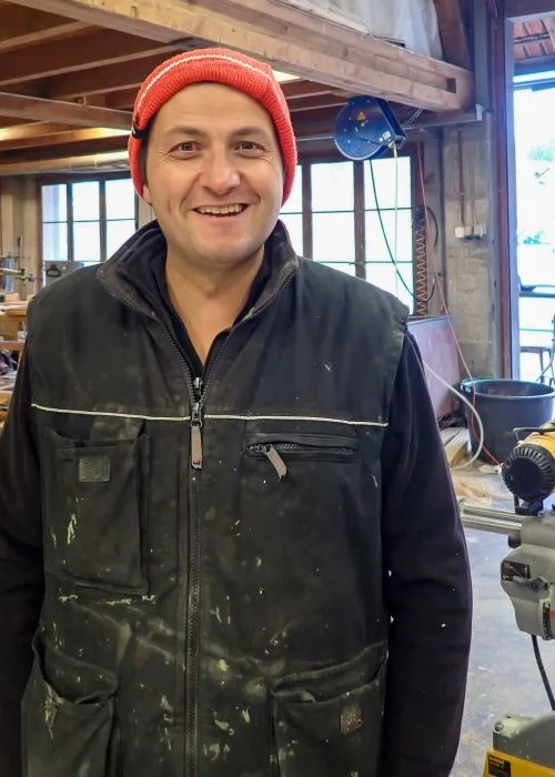 Adrian Rutishauser, Vorarbeiter Holzbau